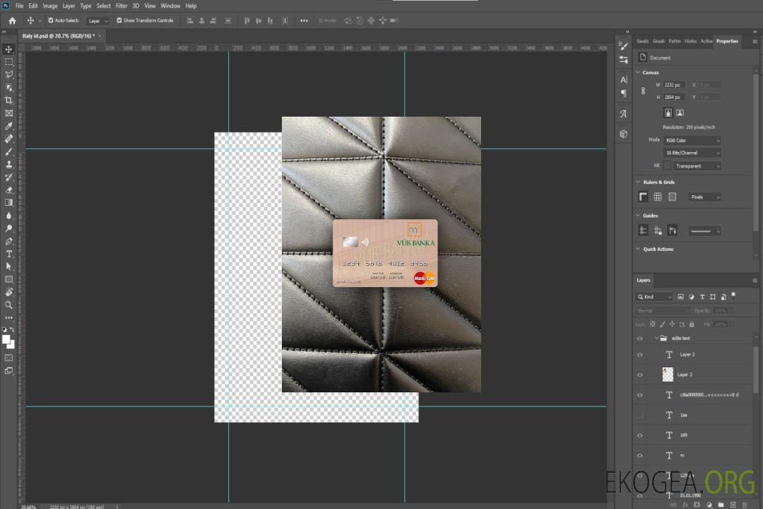 Slovaquie VÚB Banka mastercard photolook recto template Slovaquie VÚB Banka mastercard photolook recto template